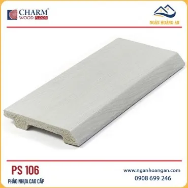 Phào Len Chân Tường Nhựa PVC Giả Gỗ Charmwood PS106 Cao 90mm