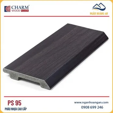 Phào Len Chân Tường Nhựa PVC Giả Gỗ Charmwood PS95 Cao 90mm