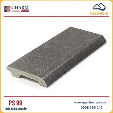 Phào Len Chân Tường Nhựa PVC Giả Gỗ Charmwood PS99 Cao 90mm