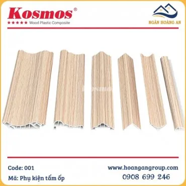 Phụ Kiện Phào Chỉ, Nẹp Tấm Ốp Lam Sóng Nano Kosmos Màu 001