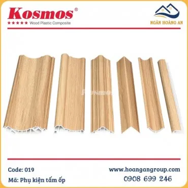 Phụ Kiện Phào Chỉ, Nẹp Tấm Ốp Lam Sóng Nano Kosmos Màu 019