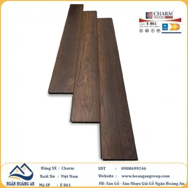 Sàn Gỗ Công Nghiệp Charm Wood E861 Dày 8mm