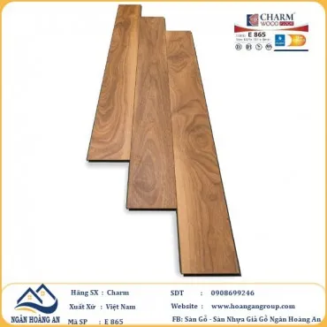 Sàn Gỗ Công Nghiệp Charm Wood E865 Dày 8mm