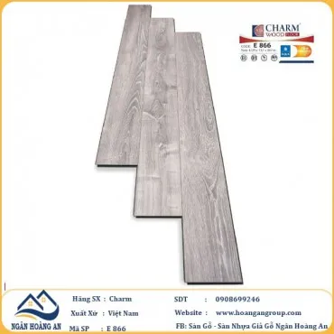 Sàn Gỗ Công Nghiệp Charm Wood E866 Dày 8mm