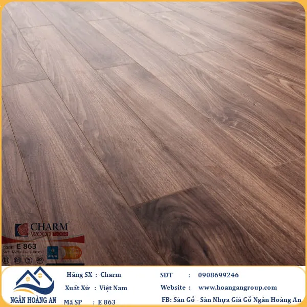 Sàn Gỗ Công Nghiệp Charm Wood 8mm Tại Quận 8 TPHCM Sàn Gỗ Công Nghiệp Charm Wood 8mm Tại Quận 8 TPHCM