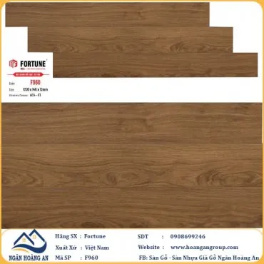 Sàn Gỗ Công Nghiệp  Fortune F960 Dày 12mm