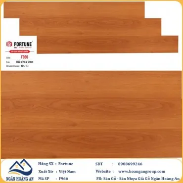 Sàn Gỗ Công Nghiệp  Fortune F966 Dày 12mm