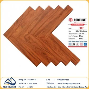 Sàn Gỗ Xương Cá Fortune FX97 Dày 12mm