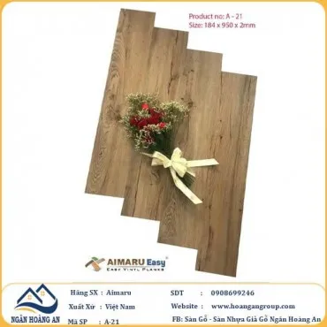 Sàn Nhựa Dán Keo Aimaru A21 Dày 2mm