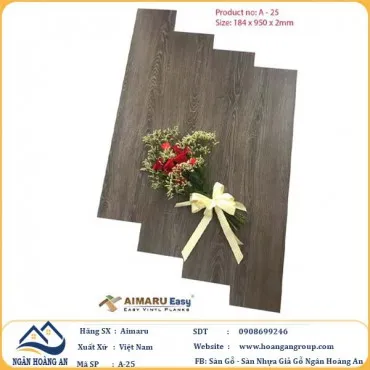 Sàn Nhựa Dán Keo Aimaru A25 Dày 2mm