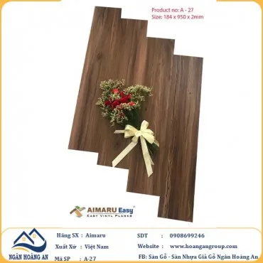 Sàn Nhựa Dán Keo Aimaru A27 Dày 2mm