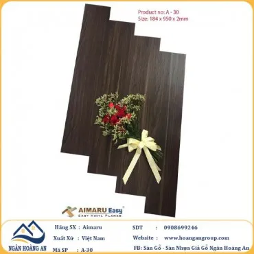 Sàn Nhựa Dán Keo Aimaru A30 Dày 2mm