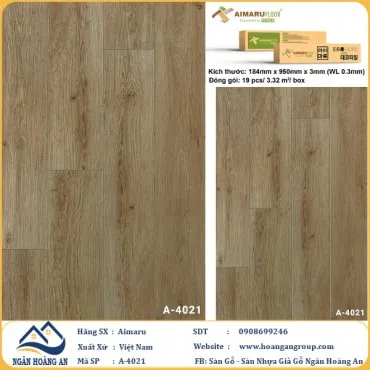 Sàn Nhựa Dán Keo Aimaru A4021 Dày 3mm