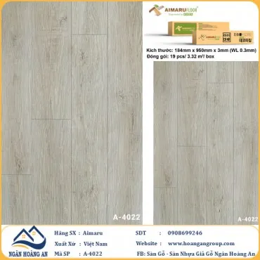 Sàn Nhựa Dán Keo Aimaru A4022 Dày 3mm