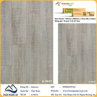 Sàn Nhựa Dán Keo Aimaru A4031 Dày 3mm