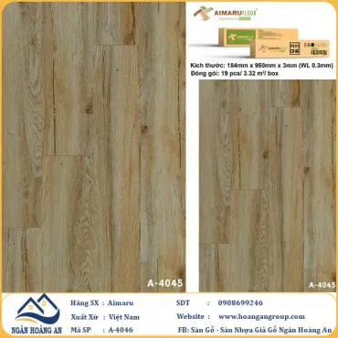 Sàn Nhựa Dán Keo Aimaru A4045 Dày 3mm