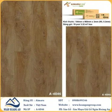 Sàn Nhựa Dán Keo Aimaru A4046 Dày 3mm