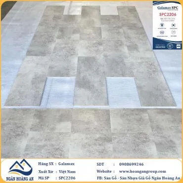 Sàn Nhựa Giả Bê Tông Galamax SPC2206