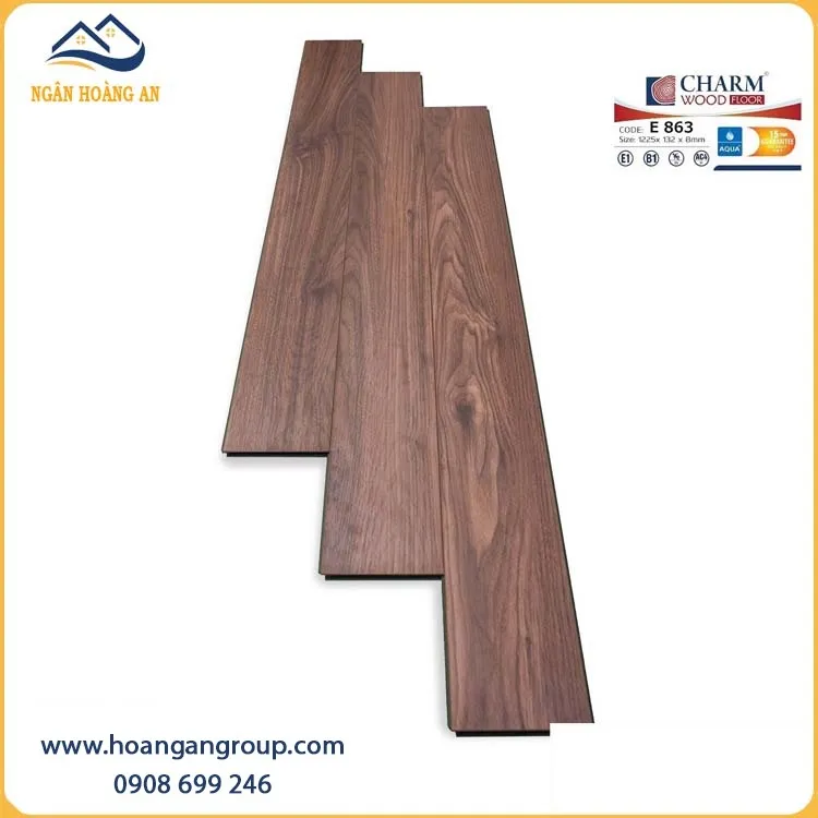 Sàn Gỗ Charmwood Việt Nam E863 Dày 8mm Sàn Gỗ Charmwood Việt Nam E863 Dày 8mm