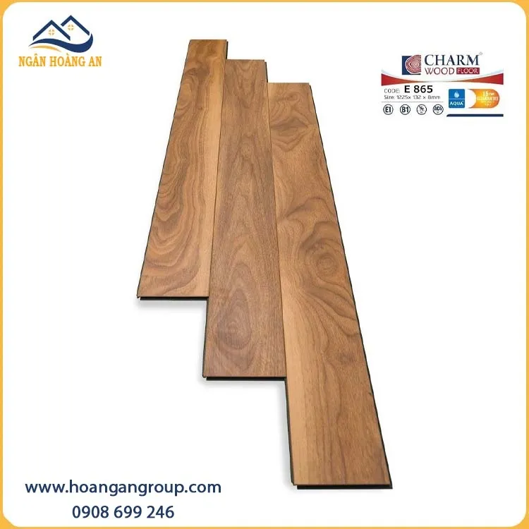 Sàn Gỗ Charmwood Việt Nam E865 Dày 8mm Sàn Gỗ Charmwood Việt Nam E865 Dày 8mm