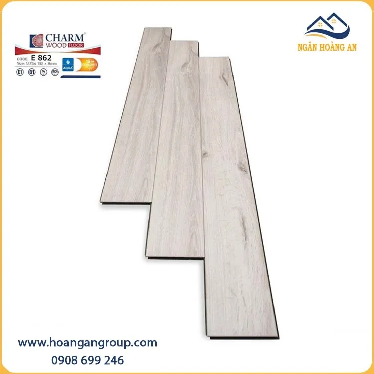 Sàn Gỗ Công Nghiệp Charmwood E862 8mm Sàn Gỗ Công Nghiệp Charmwood E862 8mm