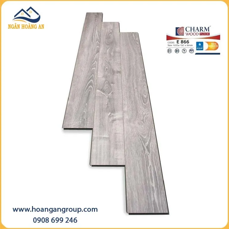 Sàn Gỗ Công Nghiệp Charmwood E866 8mm Sàn Gỗ Công Nghiệp Charmwood E866 8mm