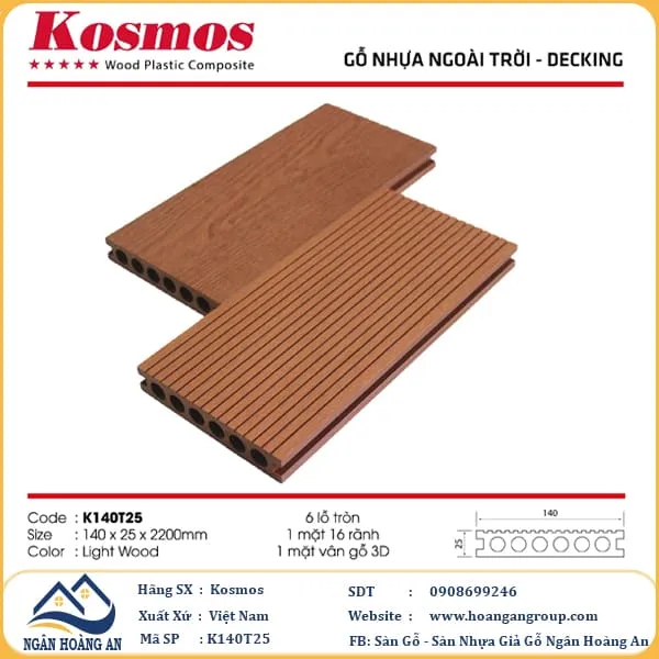 Sàn Gỗ Nhựa Ngoài Trời Kosmos Tại Quận 9 TPHCM