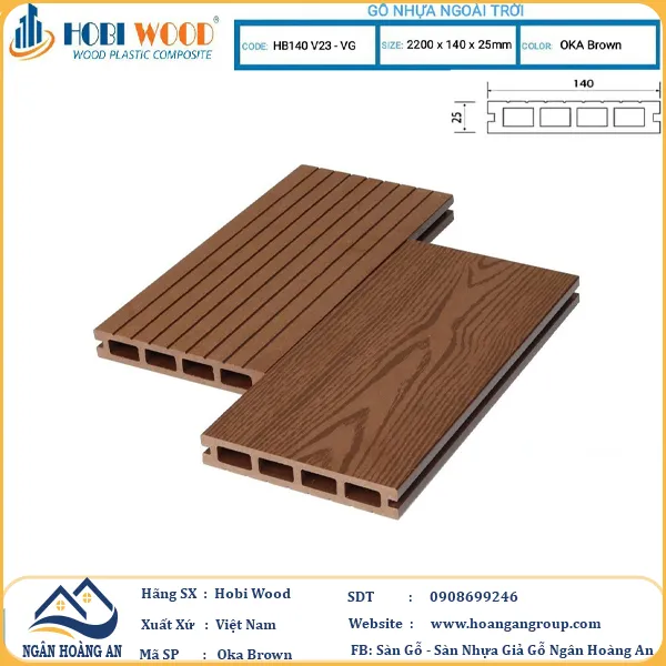Sàn Gỗ Nhựa Ngoài Trời Hobi Wood Tại Quận 10 TPHCM