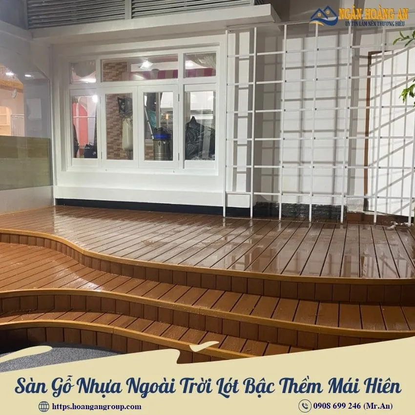 Sàn Gỗ Nhựa Ngoài Trời Lót Bậc Thềm Mái Hiên Sàn Gỗ Nhựa Ngoài Trời Lót Bậc Thềm Mái Hiên
