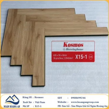 Sàn Gỗ Xương Cá Kosmos X15-1 8mm