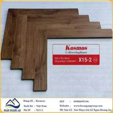 Sàn Gỗ Xương Cá Kosmos X15-2 8mm