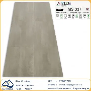 Sàn Nhựa Dán Keo Giả Vân Đá Arize 3mm MS337
