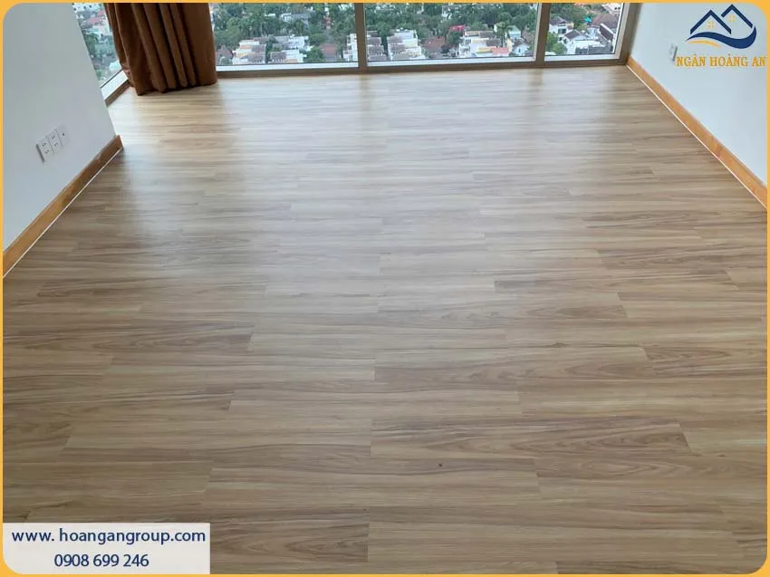 Công Trình Thực Tế Sàn Nhựa Vinyl Floor Do Đội Ngũ Ngân Hoàng An Thực Hiện