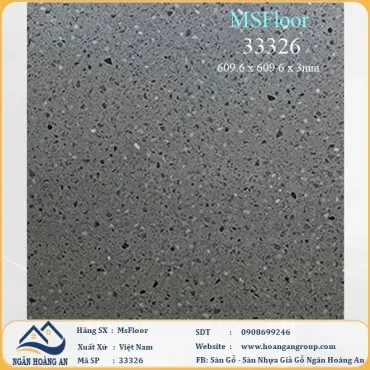 Sàn Nhựa Giả Bê Tông Dán Keo MsFloor 33326 Dày 3mm