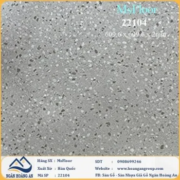Sàn Nhựa Giả Bê Tông Giả Vân Đá MsFloor 22104 Dày 2mm