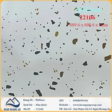 Sàn Nhựa Giả Bê Tông Giả Vân Đá MsFloor 22106 Dày 2mm