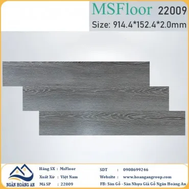 Sàn Nhựa Giả Gỗ Dán Keo MsFloor 22009 Dày 2mm