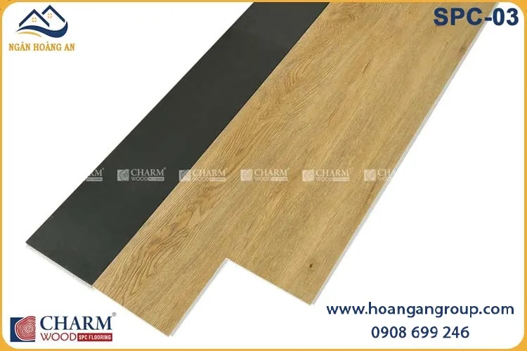 Sàn Nhựa Giả Gỗ Vinyl Hèm Khóa Charmwood SPC-03 6mm