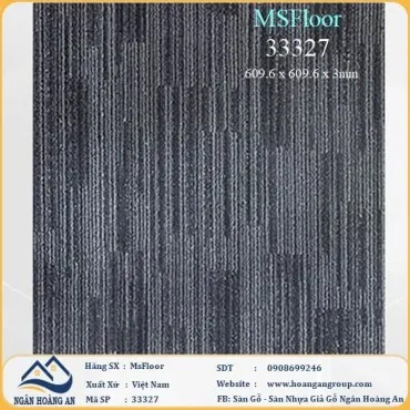 Sàn Nhựa Giả Vân Thảm Dán Keo MsFloor 33327 Dày 3mm