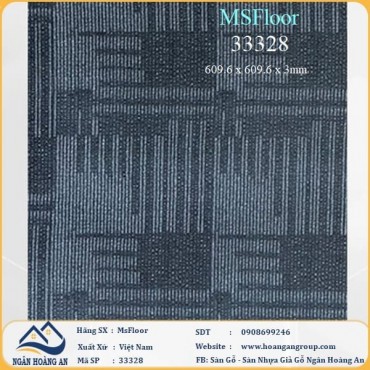 Sàn Nhựa Giả Vân Thảm Dán Keo MsFloor 33328 Dày 3mm