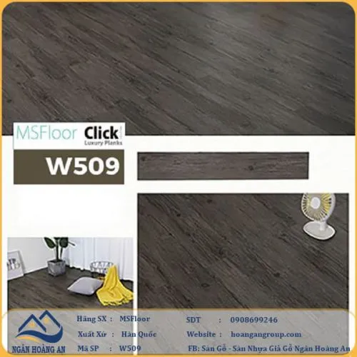 Sàn Nhựa Giả Gỗ Bóc Dán MsFloor W509
