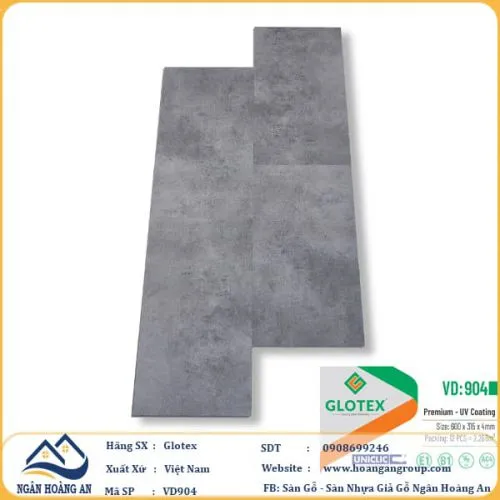 Sàn Nhựa Giả Bê Tông, Giả Vân Đá Glotex VD904