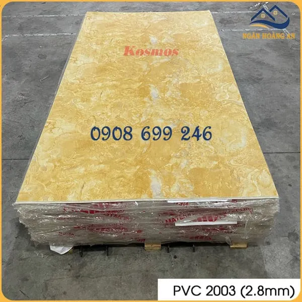 Tấm Nhựa Ốp Tường Giả Vân Đá Kosmos Tại Bình Tân TPHCM