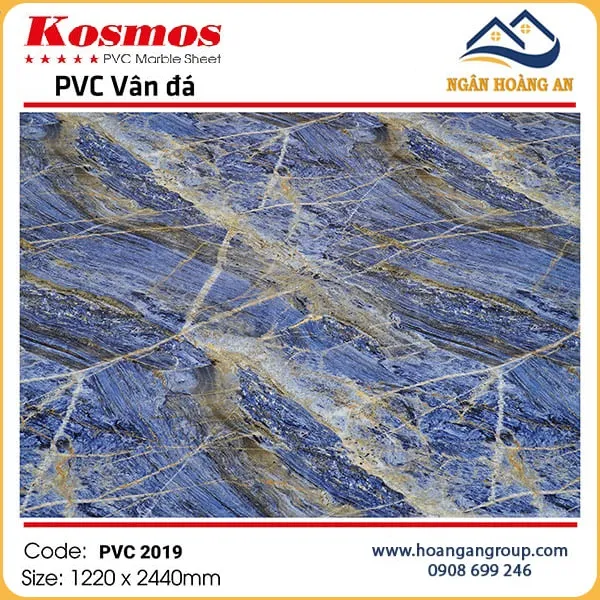 Tấm Nhựa Ốp Tường PVC Giả Vân Đá Kosmos Tại Củ Chi TPHCM