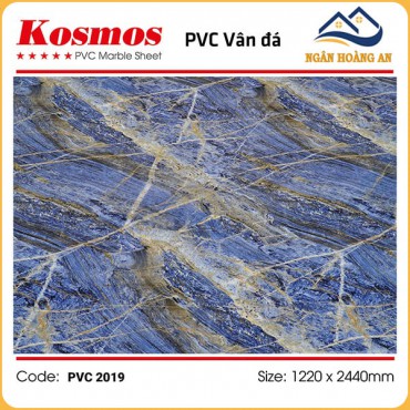 Tấm Nhựa Ốp Tường PVC Giả Vân Đá Kosmos PVC2019 Dày 2.8mm