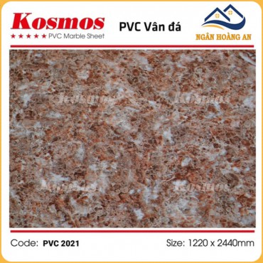 Tấm Nhựa Ốp Tường PVC Giả Vân Đá Kosmos PVC2021 Dày 2.8mm