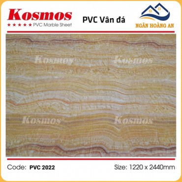 Tấm Nhựa Ốp Tường PVC Giả Vân Đá Kosmos PVC2022 Dày 2.8mm