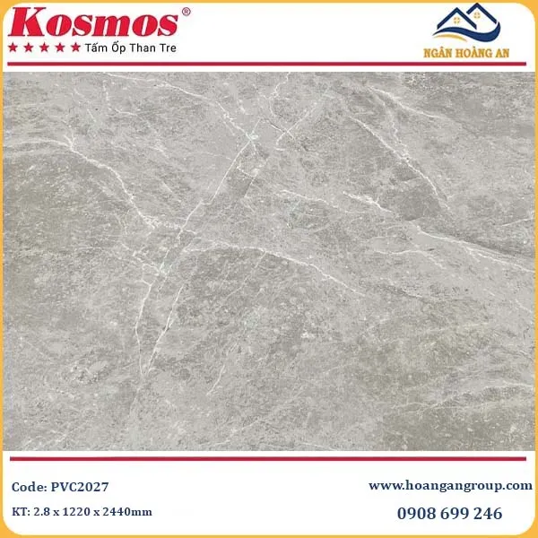 Tấm Ốp Tường PVC Giả Bê Tông Kosmos PVC2027