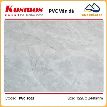 Tấm Nhựa Ốp Tường PVC Giả Vân Đá Kosmos PVC3025 Dày 3.2mm