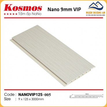 Tấm Nhựa Nano Ốp Tường Ốp Trần Giả Gỗ Kosmos NanoVip125-005